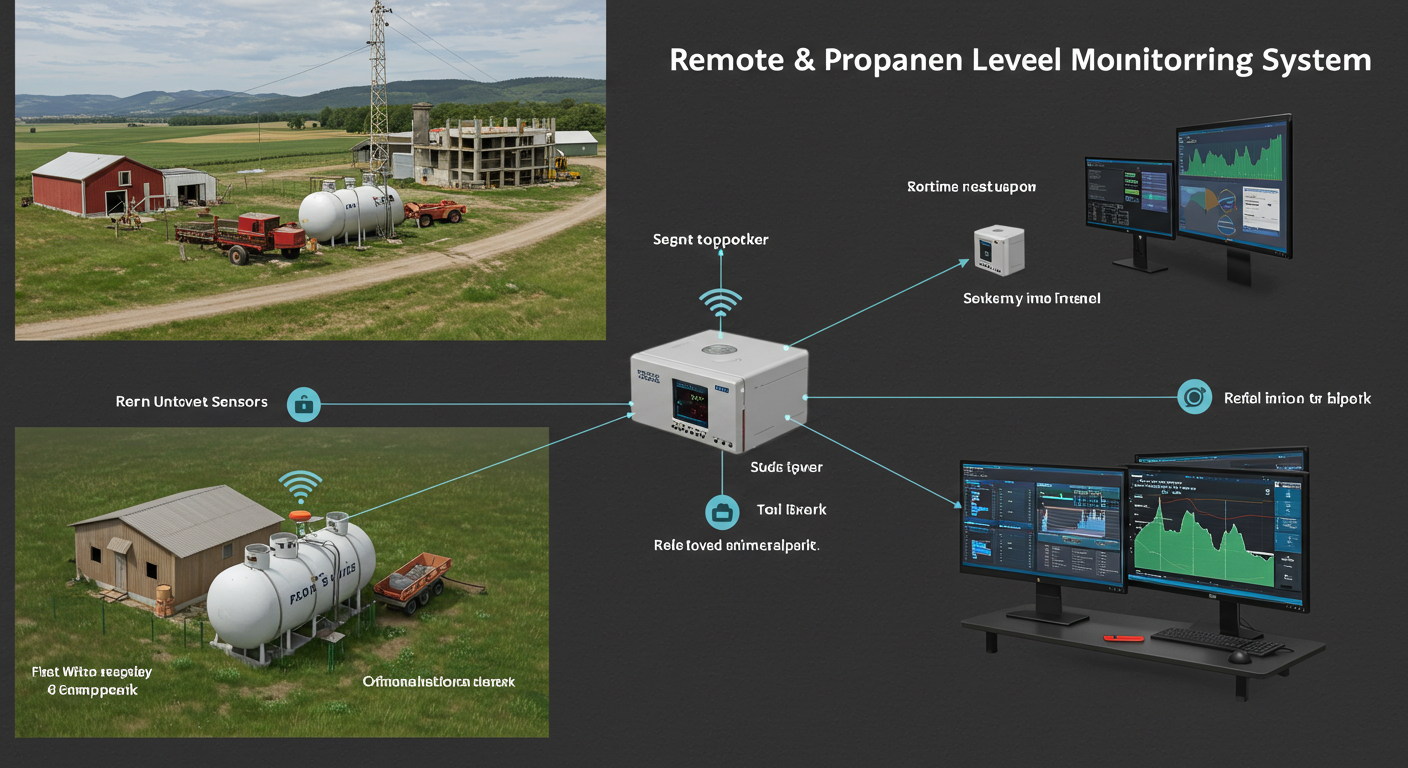 Remote Propane Tank Level Monitoring Systems