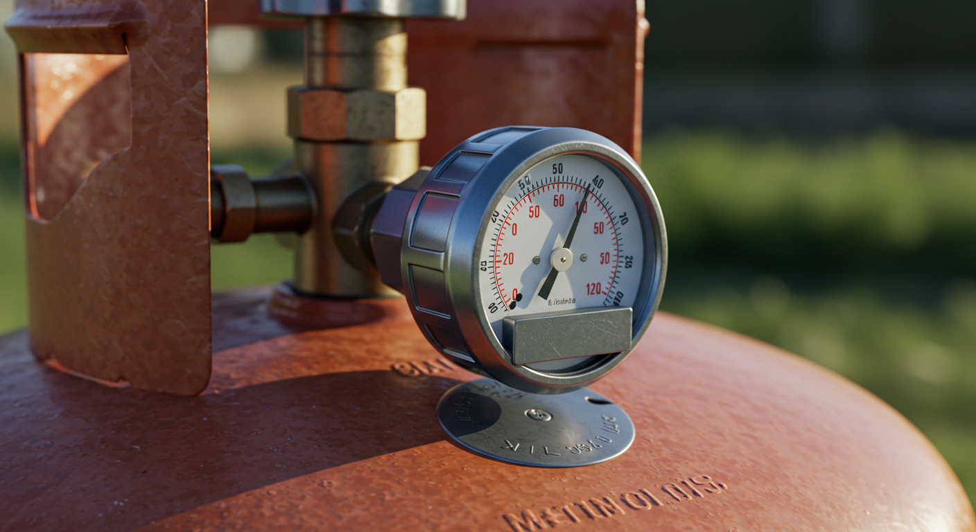 Magnetic Propane Tank Level Indicator