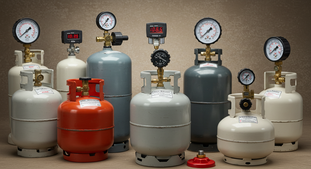 Propane Gas Bottle Level Indicators