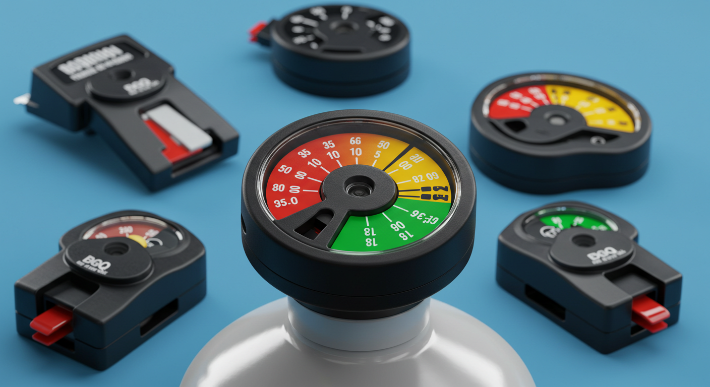 BBQ Gas Level Bottle Indicators