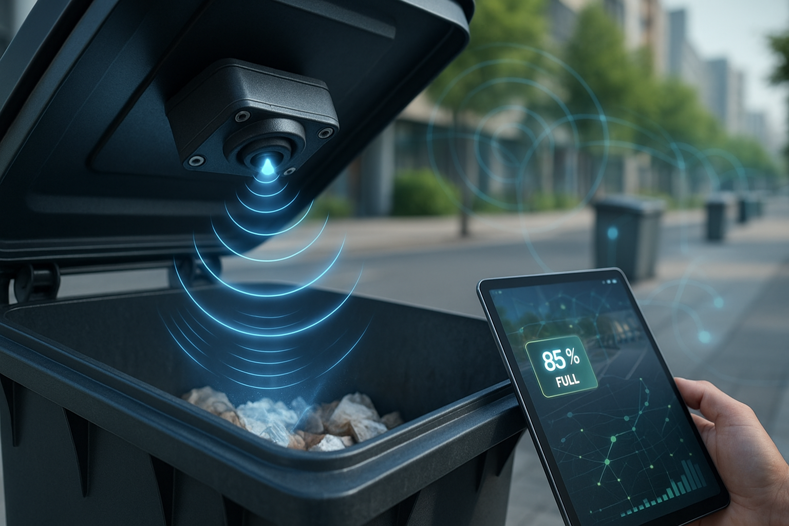 Ultrasonic Sensors Dominate Waste Management