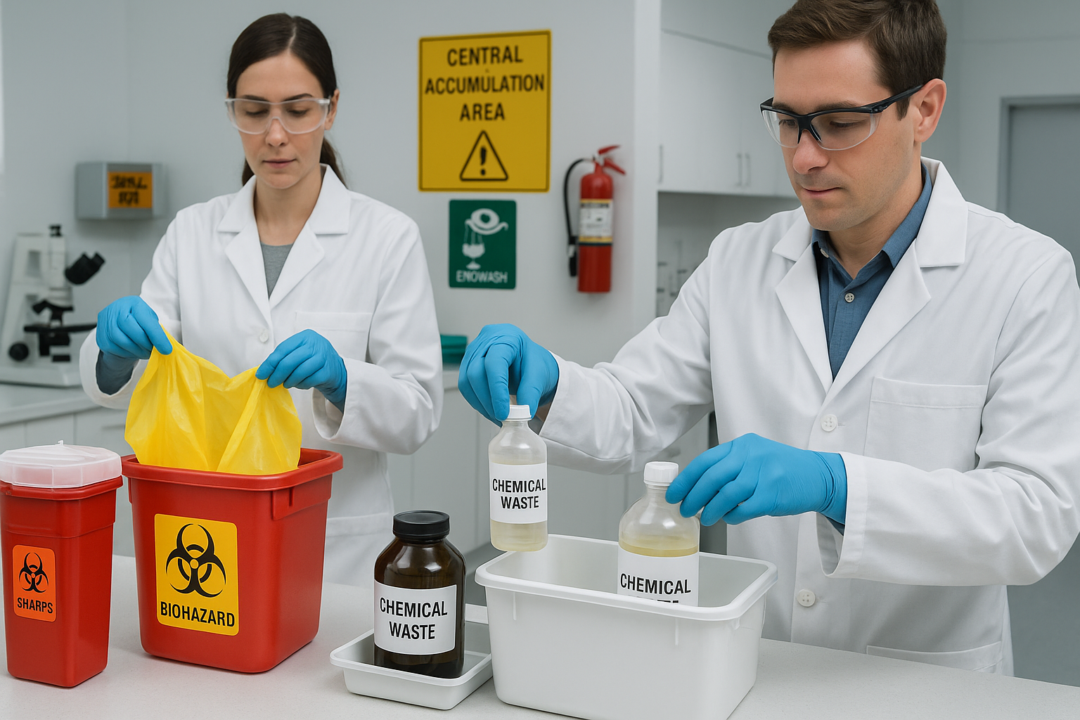 Best Practices für die Entsorgung von Laborabfällen