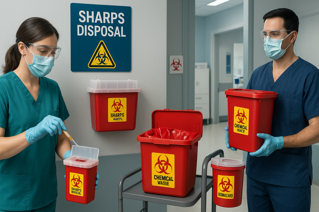 Entsorgung von scharfen Gegenständen für Krankenhäuser