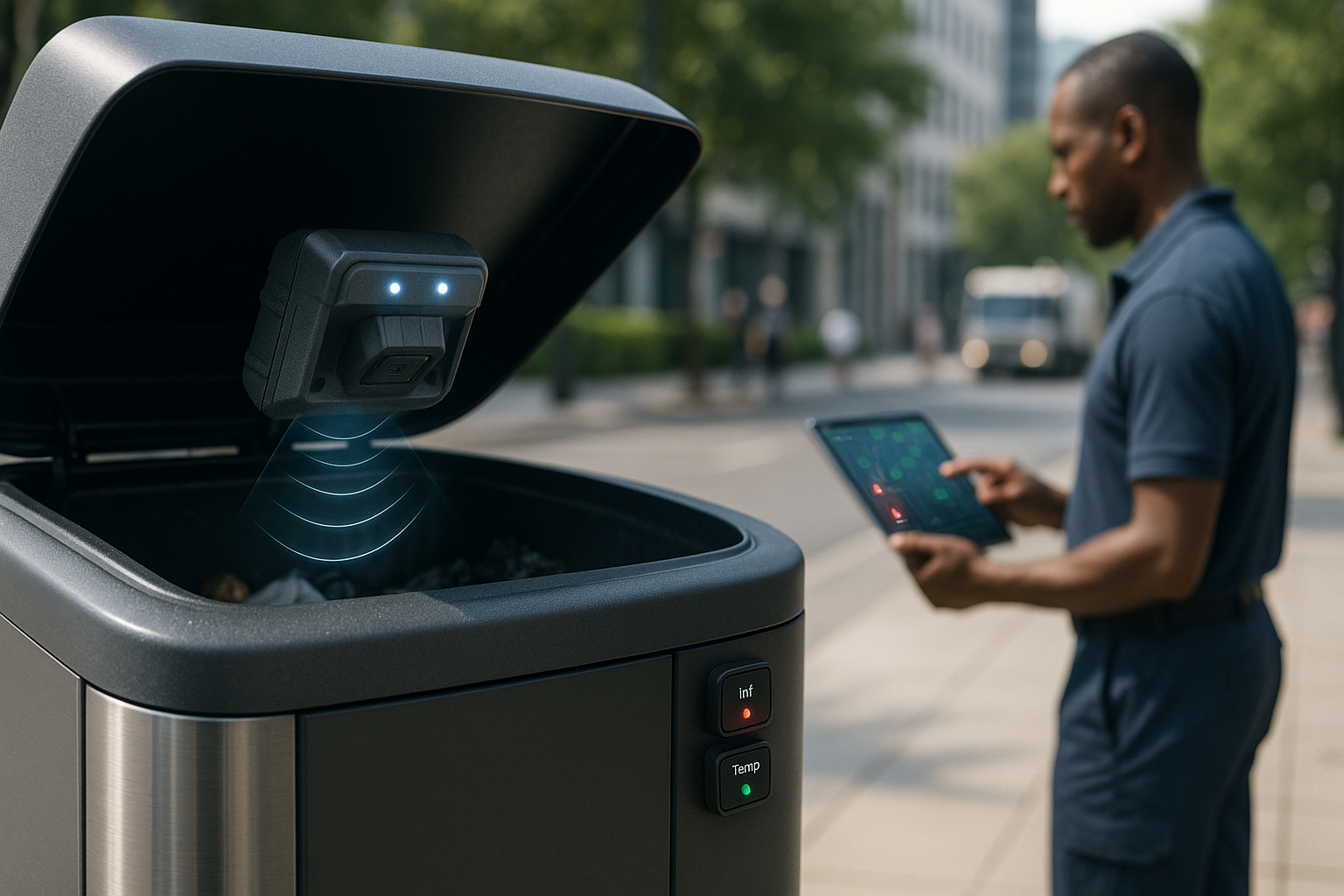 sensor smart bin