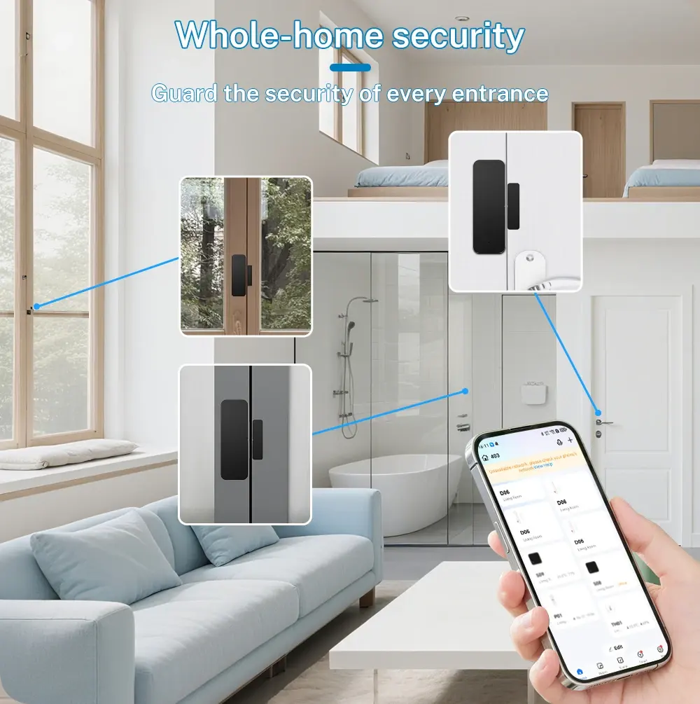 Smart Door Sensor: Real-Time Security Alerts for Your Smart Home - Ceshiney